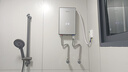 萬(wàn)和（Vanward）電熱水器即熱式 家用洗澡淋浴恒溫免儲水扁桶超薄過(guò)水熱變頻智能機 即開(kāi)即熱上門(mén)安裝 8500W 【皓月白】水電分離 曬單實(shí)拍圖