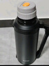 蘇泊爾（SUPOR）保溫壺大容量不銹鋼72小時(shí)暖水壺熱水瓶戶(hù)外旅行壺便攜車(chē)載杯子 儒雅黑2.5L約5斤水【304不銹鋼+背帶】 曬單實(shí)拍圖