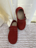 卓詩(shī)尼軟底勃肯鞋女2026春季新款復古新年紅色全包單鞋內增高懶人鞋女鞋 駝色 37 曬單實(shí)拍圖