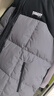 巴拉巴拉童裝兒童羽絨服男童女童加厚外套冬季親子裝上衣寶寶戶(hù)外 黑灰色調00392-白鴨絨 150 （充絨量121g） 曬單實(shí)拍圖