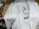 啄木鳥(niǎo)（TUCANO）襯衫男秋季長(cháng)袖襯衣商務(wù)休閑時(shí)尚百搭棉質(zhì)純色上衣男裝 白色 2XL 曬單實(shí)拍圖