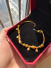 周大福日進(jìn)斗金盤(pán)纏黃金手鏈(工費1280)16.25cm 約13.05g EOF1806 曬單實(shí)拍圖