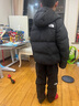 THE NORTH FACE北面童裝兒童羽絨服鵝短款88UD 黑色 140 (M) 曬單實(shí)拍圖