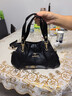 袋鼠軟皮中年媽媽包女士休閑手提包婆婆包斜挎單肩包女包 曬單實(shí)拍圖