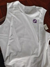 輕功（QINKUNG）導汗大師跑步坎肩背心專(zhuān)業(yè)馬拉松運動(dòng)透氣速干不沾身上衣男女款 【男款】歡樂(lè )白 XL 曬單實(shí)拍圖