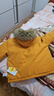 WALNUT DUCK【加厚新年服】小黃鴨男童女童棉服秋冬裝棉衣男孩女孩毛領(lǐng)派克服 曬單實(shí)拍圖