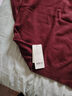 恒源祥純羊毛絨衫純羊毛衫毛衣男冬季加厚純半高領(lǐng)中年爸爸針織打底衫 酒紅 半高 領(lǐng)純全100 L 170碼(適合120-140斤)純全100 曬單實(shí)拍圖