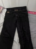 羅蒙（ROMON）蠶絲棉加厚加棉牛仔褲女高腰小腳褲冬季松緊腰修身顯瘦外穿鉛筆褲 黑色 26 /S 體重83-93斤 曬單實(shí)拍圖