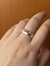 夢(mèng)芊汐999純銀碎碎冰情侶戒指一對男女款閉口對戒情人節生日禮物送女友 閉口一對戒【尺碼留言或聯(lián)系客服】 曬單實(shí)拍圖