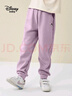 迪士尼（DISNEY）童裝兒童女童加絨加厚運動(dòng)長(cháng)褲寶寶洋氣褲子24冬DB331AA19紫140 曬單實(shí)拍圖