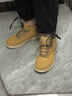 CAT男鞋秋冬中幫系帶馬丁靴戶(hù)外耐磨真皮大黃靴輕便歐美工裝鞋男 黃色 41 運動(dòng)鞋尺碼 曬單實(shí)拍圖