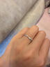 BJYLS999足銀相遇戒指女小眾設計簡(jiǎn)約食指指環(huán)開(kāi)口可調節純銀單戒飾品 S999足銀戒指 曬單實(shí)拍圖