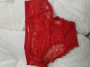 莫代爾禮盒裝本命年紅內褲女蕾絲紅色2026新款大紅內褲女士性感薄款內褲 156紅+157紅+158紅+159紅 【 4條 XL 120-140斤 曬單實(shí)拍圖