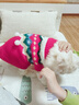 萌嘟星寵 貓咪狗狗衣服冬季比熊泰迪博美小型犬新年毛衣寵物保暖秋冬裝M號 曬單實(shí)拍圖
