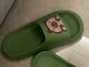 果洛菲卡皮巴拉兒童拖鞋男童夏季室內防滑家居洗澡女孩涼拖 綠色 36-37 曬單實(shí)拍圖