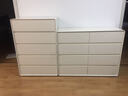 SAMEDREAM輕奢高級實(shí)木斗柜臥室床尾置物柜奶油收納柜客廳靠墻抽屜烤漆柜子 「頂配擴容王」8斗【120cm】奶油白 曬單實(shí)拍圖