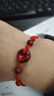 紅良緣真品朱砂平安扣紅繩本命年手鏈男女款編織手繩銀腳鏈紫金砂護身符 平安紅-【經(jīng)典款】朱砂平安扣 曬單實(shí)拍圖