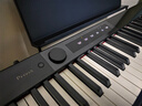 卡西歐（CASIO）電鋼琴PXS1100/PXS3100重錘88鍵便攜式智能觸屏成人兒童練習考級 PX-S1100定制一體木架三踏【雙人琴凳】 黑色琴身 曬單實(shí)拍圖