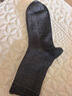 愛(ài)慕先生秋冬厚襪子男士含羊毛25AW襪子燚羊毛格紋襪NS94W185 中灰格紋59G 1雙 均碼 28 曬單實(shí)拍圖