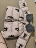 巴厘小豬女童羽絨服外套冬季保暖白鴨絨外出服兒童加絨三防衣服女寶寶冬裝 兔子 90 曬單實(shí)拍圖