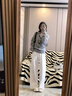 燦圖韓版灰色亨利領(lǐng)針織衫毛衣女秋冬季修身顯瘦辣妹內搭打底衫上衣服 灰色 均碼 建議80斤到150斤 曬單實(shí)拍圖