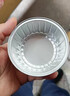 OEMG高端空氣炸鍋錫紙碗鋁箔盒可重復使用家用烤箱烘焙模具布丁杯 混色30只--奶牛/金色/淺藍各10只 曬單實(shí)拍圖