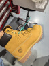 添柏嵐（Timberland）踢不爛大黃靴男戶(hù)外休閑經(jīng)典牛皮防水馬丁靴 10061 小麥色 8H/42 曬單實(shí)拍圖