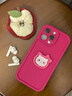 素洛適用蘋(píng)果17promax手機殼純色高級感K貓公仔支架iPhone16pro創(chuàng  )意卡通可愛(ài)14時(shí)尚輕奢13硅膠加厚防摔 精孔相框硅膠（玫紅色+玫紅kt貓頭支架） iPhone 14 Pro Max 曬單實(shí)拍圖