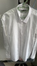 雅戈爾（YOUNGOR）長(cháng)袖襯衫男免燙襯衫全棉面料舒適透氣抗皺易打理襯衫 VLTP129811BFY白色 43 曬單實(shí)拍圖