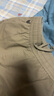森馬（Semir）休閑褲男冬季磨毛大口袋工裝褲戶(hù)外運動(dòng)寬松束腳褲松緊腰長(cháng)褲 駝色50100 XL 曬單實(shí)拍圖