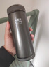 水宜生保溫杯不銹鋼大容量商務(wù)弱堿性水杯微電解雙層真空養生泡茶杯 深灰色 420ML 曬單實(shí)拍圖
