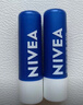 妮維雅（NIVEA）天然型潤唇膏雙支裝4.8g*2男女適用滋潤保濕打底 曬單實(shí)拍圖