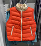 GAP男童秋季款logo撞色立領(lǐng)輕羽絨馬甲兒童裝背心805263 橙色 160 cm(14-15歲)亞洲尺碼 曬單實(shí)拍圖