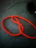 彩荷南紅瑪瑙手鏈男女款滿(mǎn)色滿(mǎn)肉柿子紅三圈108顆佛珠手串飾品 冰糯火焰紋8mm一條 曬單實(shí)拍圖