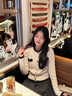 傲甜情侶裝毛衣女款2025新款冬超火毛衣男女韓版寬松法式針織衫外套潮 女生毛衣 M 建議90-108斤 曬單實(shí)拍圖