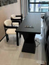 睡哈哈實(shí)木書(shū)桌去客廳化大長(cháng)桌意式極簡(jiǎn)學(xué)習桌工作臺沙發(fā)后長(cháng)條桌椅組合 曬單實(shí)拍圖