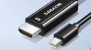 山澤Mini DP轉HDMI轉換器線(xiàn) 雷電口高清4K視頻線(xiàn)適用蘋(píng)果Surface迷你dp電腦接顯示器投影儀 1.5米 MD415 曬單實(shí)拍圖