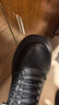 紅蜻蜓品牌男鞋子男士板鞋平底秋冬小黑鞋休閑皮鞋男WXA344001黑色40 曬單實(shí)拍圖