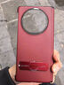 華為智選適用于華為matex6手機殼原裝同款素皮旋轉支架中軸鉸鏈磁吸半包邊 【紅色】中軸旋轉支架半包邊 華為 Mate X6 曬單實(shí)拍圖
