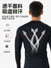 李寧跑步運動(dòng)套裝速干緊身衣男士秋冬短褲打底籃球羽毛球健身訓練服 曬單實(shí)拍圖