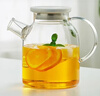 美斯尼玻璃茶壺泡茶壺涼白開(kāi)檸檬冷水壺花茶壺帶過(guò)濾加厚耐熱茶具套裝 1600ml 鋼蓋大流水壺 曬單實(shí)拍圖