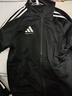阿迪達斯（adidas）運動(dòng)套裝男2025秋季跑步運動(dòng)套裝防風(fēng)夾克直筒褲兩件套 黑白 XL 曬單實(shí)拍圖