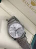 ROLMOE原裝進(jìn)口男士手表全自動(dòng)機械表超薄防水夜光真鉆簡(jiǎn)約世界十大名表 R8900本色白面-最新典藏 原裝進(jìn)口 40mm 直徑 曬單實(shí)拍圖