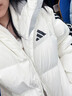 阿迪達斯（adidas）長(cháng)款羽絨服男裝 2025冬季新款運動(dòng)服防風(fēng)保暖三條紋休閑連帽外套 KC2497 M 曬單實(shí)拍圖