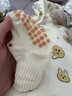 五朵棉3雙新生嬰兒地板襪子薄款兒童襪子棉點(diǎn)膠男女童寶寶學(xué)步中筒襪 曬單實(shí)拍圖