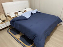 亞朵村的云被子冬季深睡控溫被冬被Pro 2.0四季被被子厚冬被子母被秋冬被芯 新深睡藍 冬被雙層控溫子母被（約3.6KG) 200*230 曬單實(shí)拍圖
