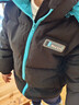 雪中飛童裝兒童羽絨服男童冬季新款女童中大童裝面包羽絨服 黑色 120 曬單實(shí)拍圖