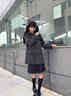 春乏2025秋冬新款中長(cháng)款雙面絨毛呢外套女小個(gè)子顯瘦學(xué)院風(fēng)呢子大衣女 灰色 厚款 XS 建議105斤以下 曬單實(shí)拍圖