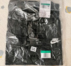 耐克男刺繡柔軟T恤春季純棉輕便休閑標準款舒適NIKE CLUB AR4999 013黑/(白) M 曬單實(shí)拍圖