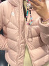耐克（NIKE）Storm-FIT純色連帽拉鏈口袋夾克羽絨服女款粉色 粉色 M 曬單實(shí)拍圖